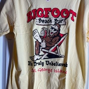 New Bigfoot beach bar shirt